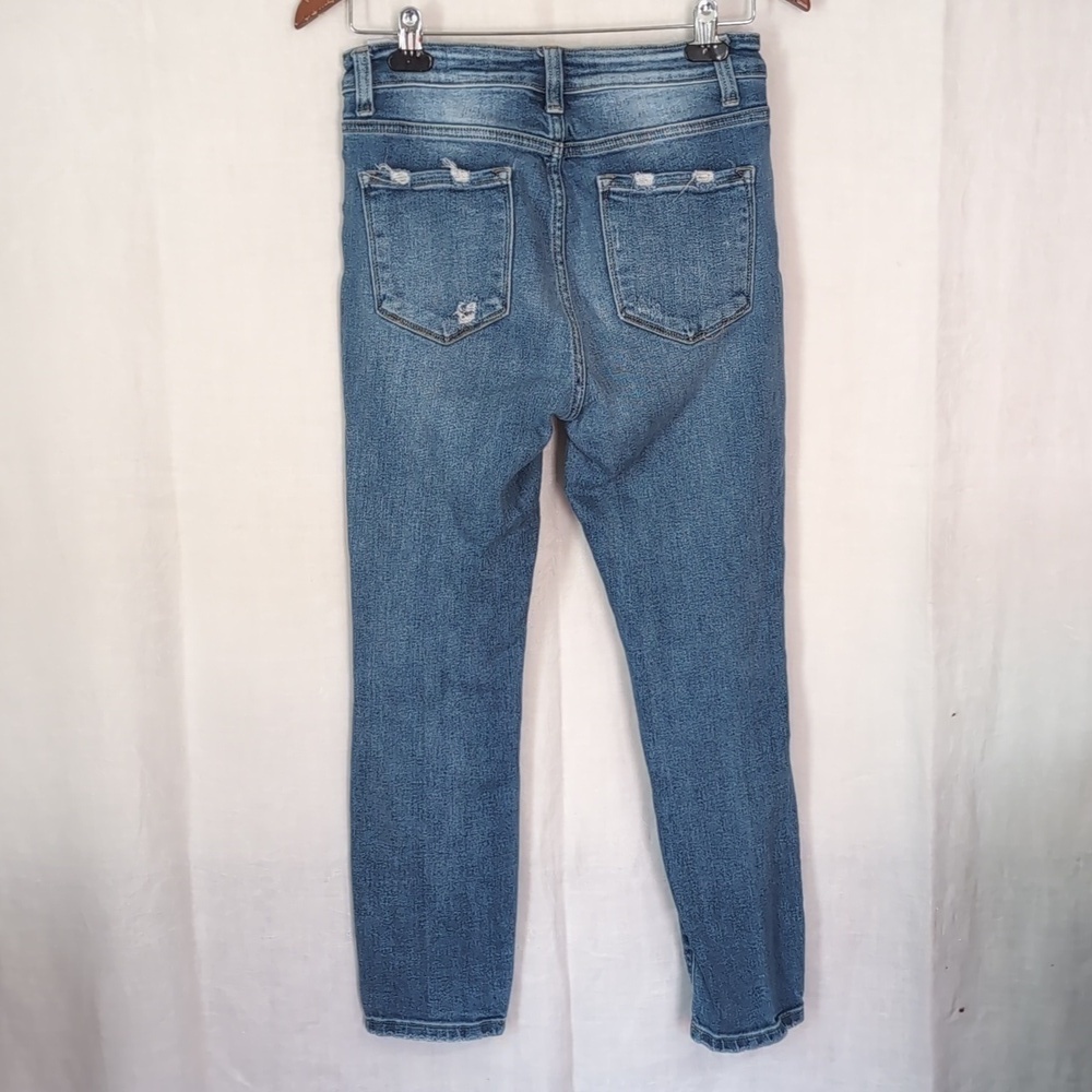 Bridge by Gly Distressed High Rise Skinny Jean Size 29 - Picture 4 of 4